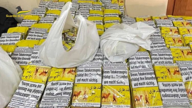 Caltanissetta: sequestrati oltre 100 kg di tabacchi