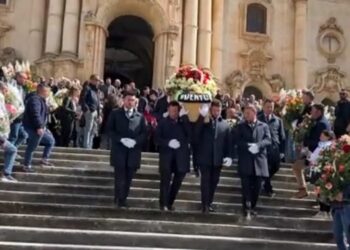 Modica, i funerali di Peppe Giurdanella