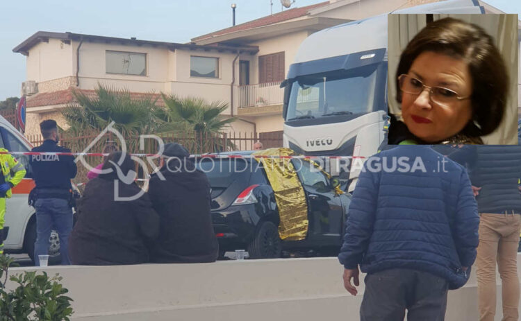 Comiso, Lancia Y contro Tir: muore Maria Lucia Inghilterra di 72 anni