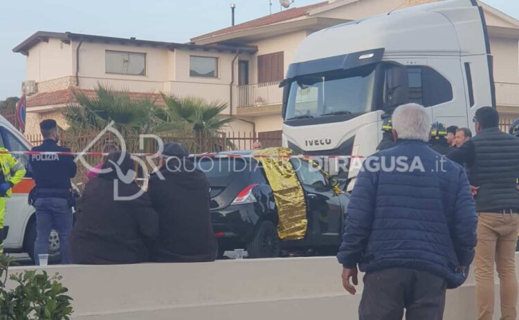 Incidente mortale a Comiso: morta una donna