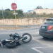 Incidente a Vittoria: scontro auto-moto: un ferito