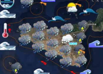 Maltempo in Sicilia: temporali, fulmini, neve e forti raffiche di vento sui settori ionici