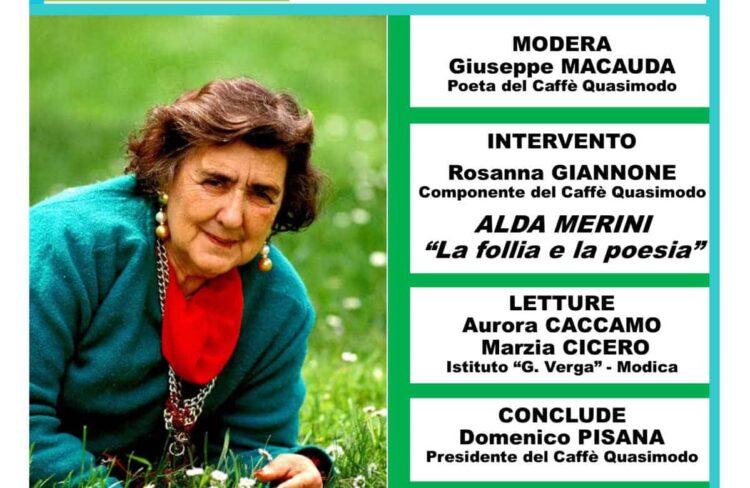 8 Marzo: a Modica omaggio ad Alda Merini