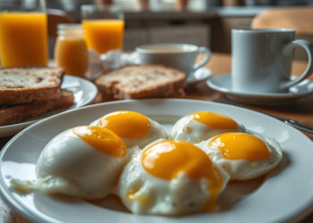 La dieta delle uova a colazione per dimagrire 3 kg: menù