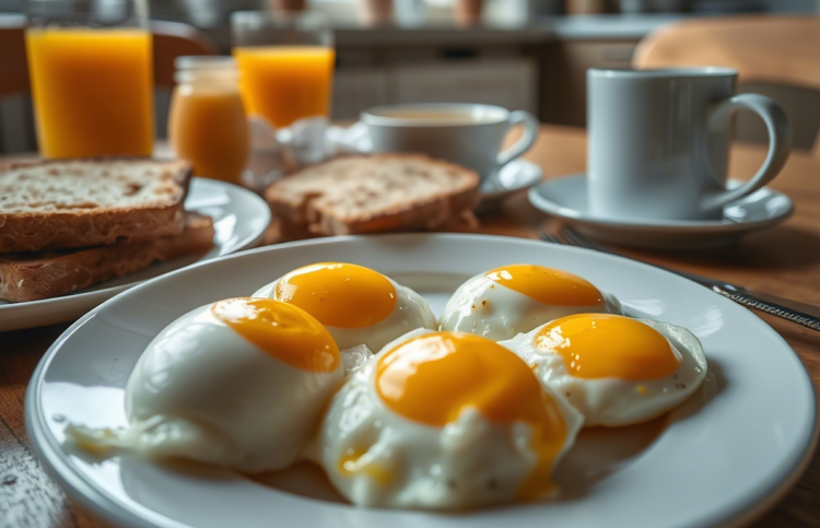 La dieta delle uova a colazione per dimagrire 3 kg: menù