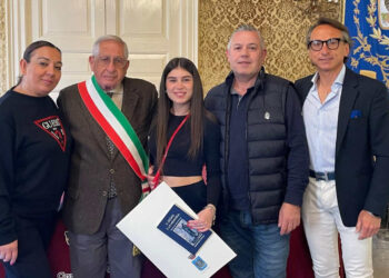 Vittoria, la vicecampionessa europea Giorgia Rovetto ricevuta dal Sindaco