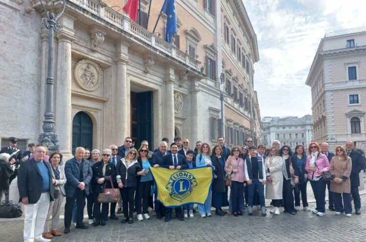 Il Lions Club Modica in visita a Roma a Palazzo Montecitorio