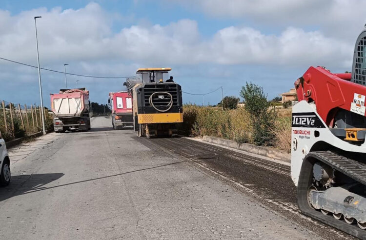 Santa Croce Camerina, iniziati lavori circonvallazione contrada Canestanco