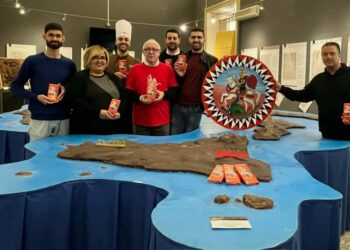Una barretta di cioccolato di Modica Igp dedicata a San Giorgio