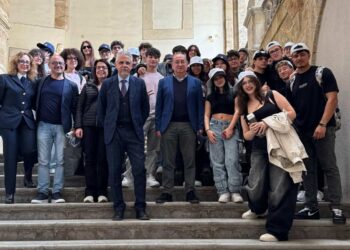 Il Carducci di Comiso ricevuto dall'On.Abbate a Palazzo dei Normanni