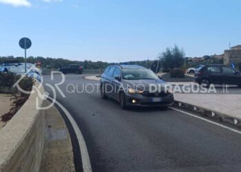 Incidente oggi alla rotatoria Caitina di Modica