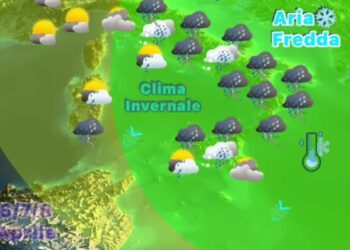 Maltempo in Sicilia: irruzione artica con freddo, vento e temporali