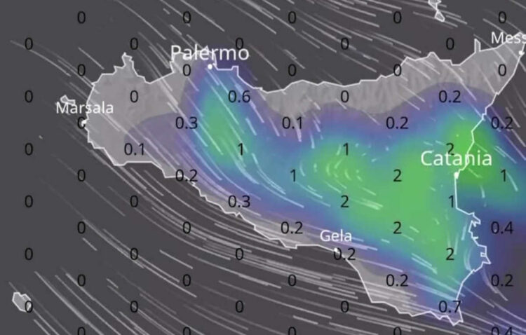 Maltempo in Sicilia: in arrivo rovesci e temporali