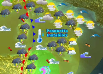 Maltempo in Sicilia: pioggia e temperature in calo per Pasquetta