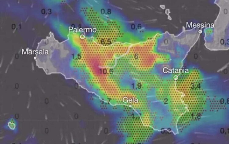 Maltempo in Sicilia, oggi piogge e temporali da Ovest, dal 1 maggio arriva il caldo estivo