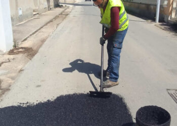 Interventi manutentivi nelle strade di Marina di Modica e zona ASI