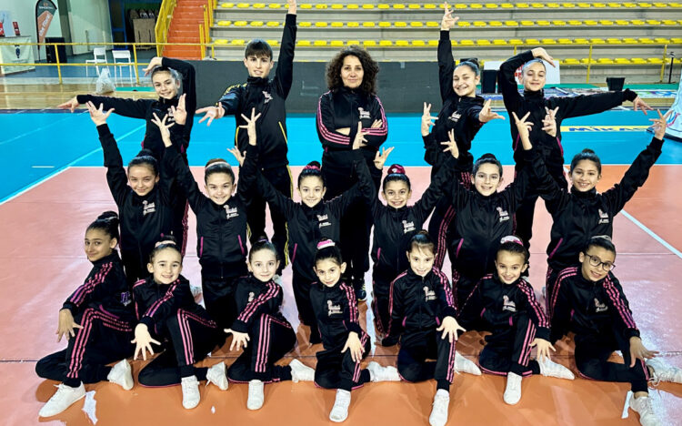 Ginnastica Aerobica: a Pomigliano D'Arco buoni risultati della Motyka Modica