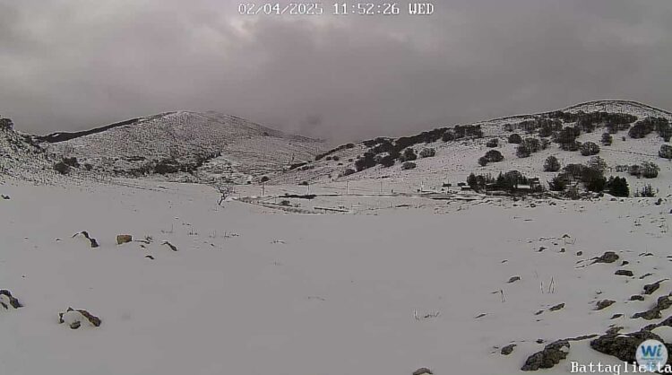Maltempo in Sicilia, piogge, freddo e neve: è tornato l'inverno