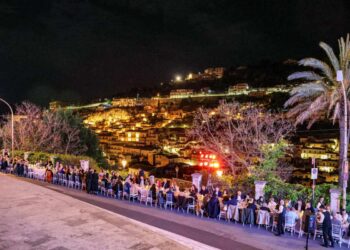Cena-evento ‘100 a Tavola’ ha trionfato la bellezza a Modica