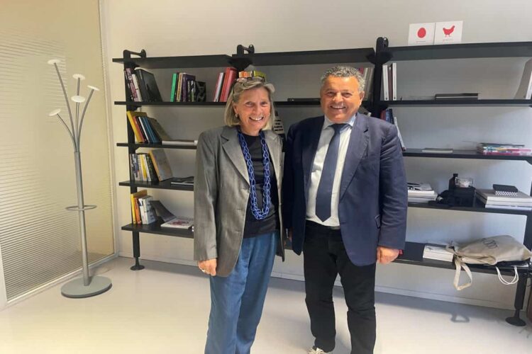 Visita del sindaco di Scicli Marino alla Presidente del MAXXI Bruni