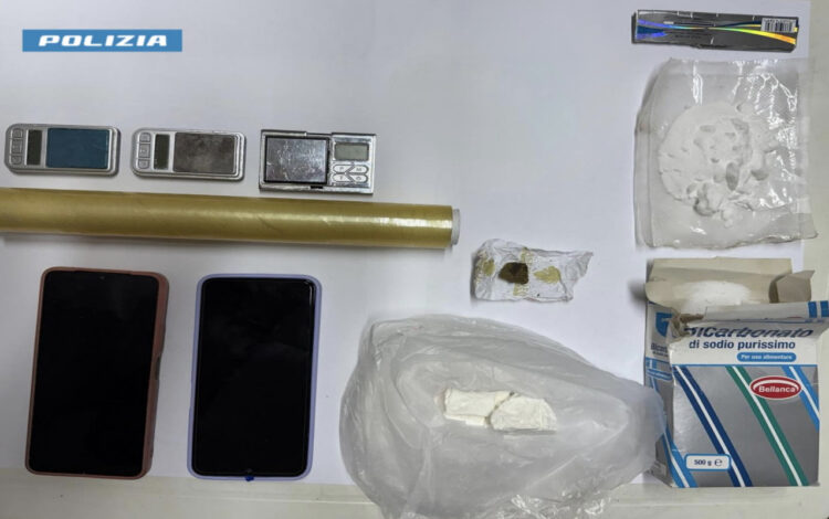 Comiso, Polizia sequestra cocaina e hashish, arrestato 34enne