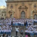 Modica, musica e canto nella scalinata di San Pietro