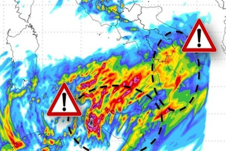 Maltempo in Sicilia, in arrivo raro ciclone simil tropicale con venti di tempesta e rischio nubifragi