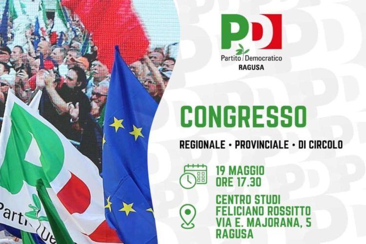 Ragusa il Partito Democratico va al congresso per il rinnovo delle segreterie regionale provinciale e cittadina