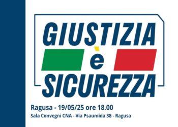 Giustizia è sicurezza: il 19 maggio a Ragusa