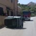 Incidente a Modica: minicar si ribalta in via Trani, feriti due minori