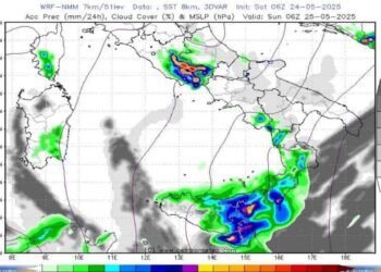 Maltempo in Sicilia, in arrivo temporali