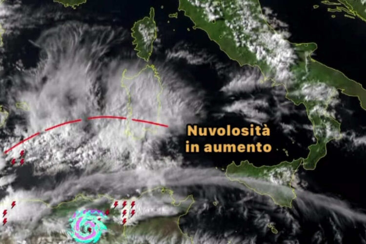 Maltempo in Sicilia: vortice africano in avvicinamento tra mercoledì e giovedì?