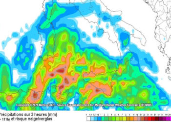 Maltempo in Sicilia, vortice afro-mediterraneo in formazione, rischio forti piogge e venti tempestosi