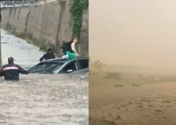 Maltempo in Sicilia, auto sommersa nel sottopasso allagato da piogge: salvata donna