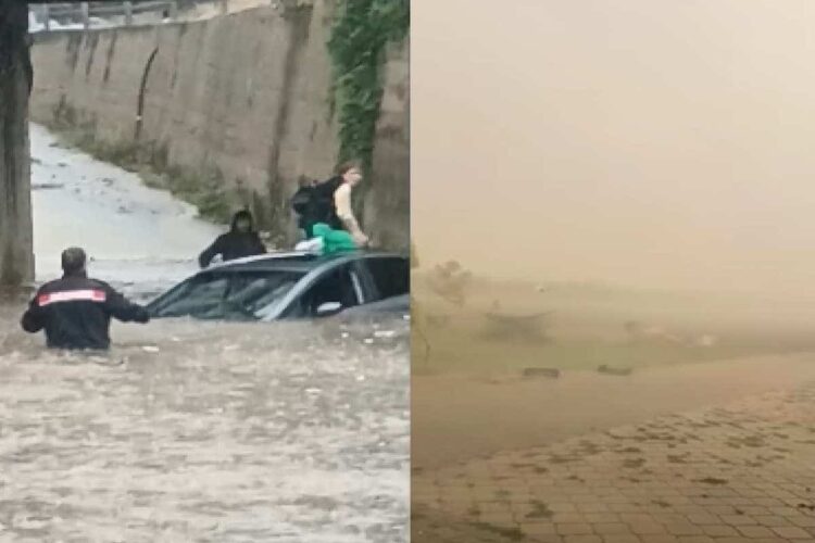 Maltempo in Sicilia, auto sommersa nel sottopasso allagato da piogge: salvata donna