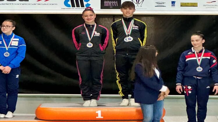 Ginnastica Aerobica: Giulia Cappello e Samuele Iemmolo sono campioni d'Italia
