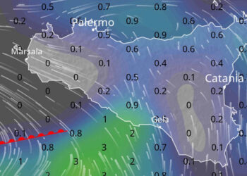 Maltempo in Sicilia: in arrivo piogge e temporali sparsi