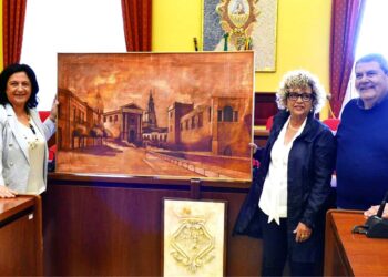 Donato al Comune di Comiso un quadro del pittore Saro Lo Turco