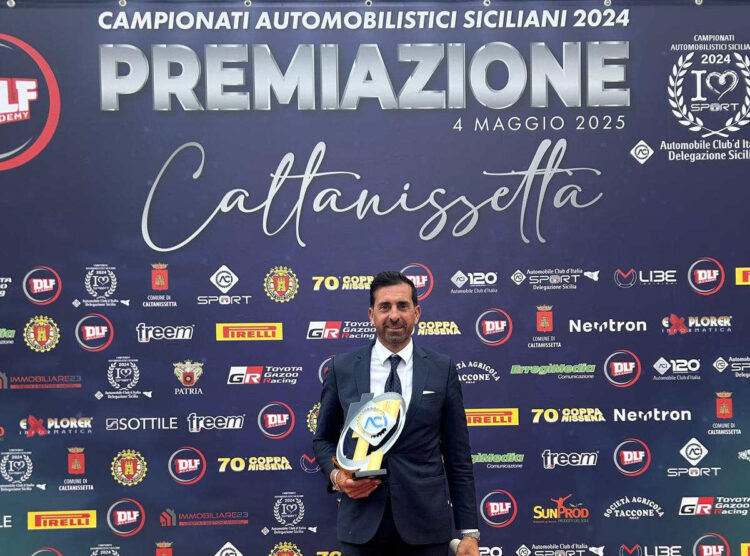 Il pilota ispicese Rosario Di Benedetto tra i campioni regionali premiati a Caltanissetta