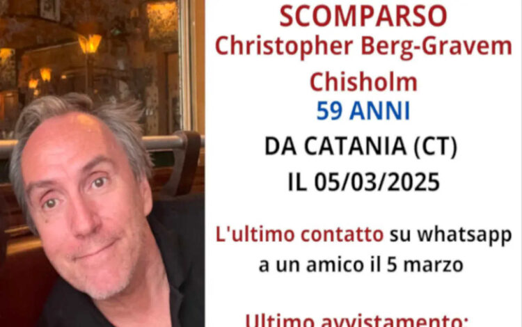 Catania, si cerca cittadino americano in vacanza scomparso 2 mesi fa. Chi l'ha visto?