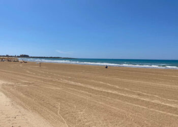 La spiaggia di Marina di Modica è pulita