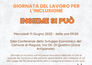 Ragusa, giornata dedicata all’inclusione nel mondo del lavoro delle persone con disabilità