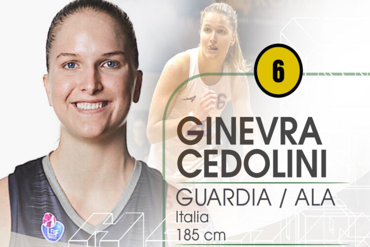 Basket: Ginevra Cedolini, atleta Nazionale U20 firma con Passalacqua Ragusa