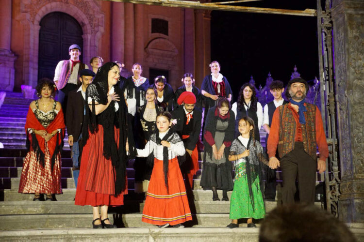 Cavalleria Rusticana sulla scalinata del Duomo di Ragusa Ibla