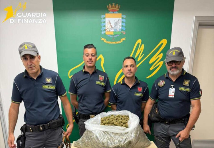 Catania: sequestrati 12 kg di marijuana del tipo skunk