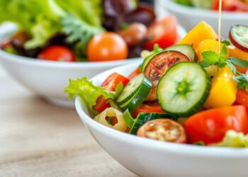 Dieta delle insalate a giugno per la prova costume: menù settimanale