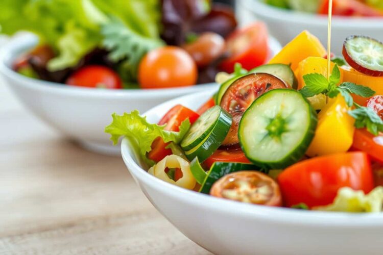Dieta delle insalate a giugno per la prova costume: menù settimanale