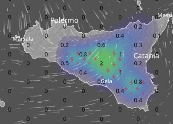 Maltempo in Sicilia: allerta gialla per temporali sparsi