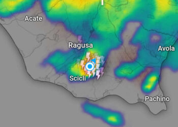 Maltempo in Sicilia, pioggia e temporale in provincia di Ragusa