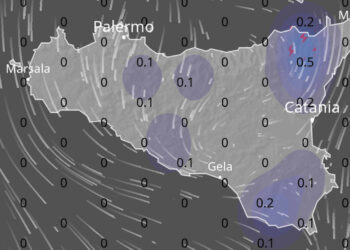 Maltempo in Sicilia, solstizio d'estate con piogge e temporali sparsi